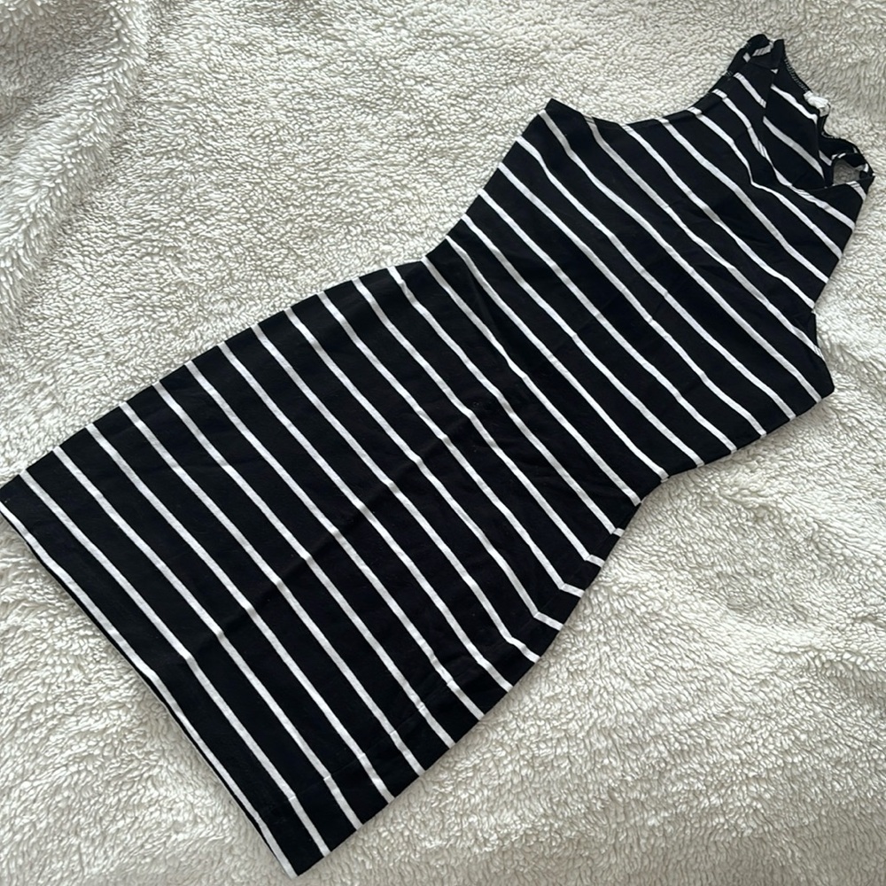 garage body con dress with cut out back